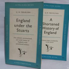 Libros de segunda mano: G. M. TREVELYAN - ENGLAND UNDER THE STUARTS/A SHORTENED HISTORY OF ENGLAND (2 TITULOS) - 1960. Lote 390201849