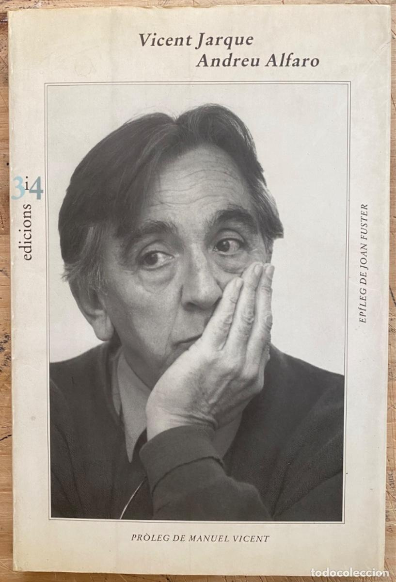 Libros de segunda mano: Vicent Jarque. Andreu Alfaro - Foto 1