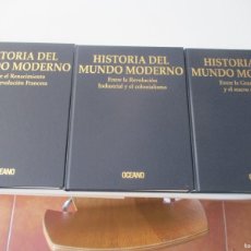 Libros de segunda mano: HISTORIA DEL MUNDO MODERNO ( 3 TOMOS) W17250