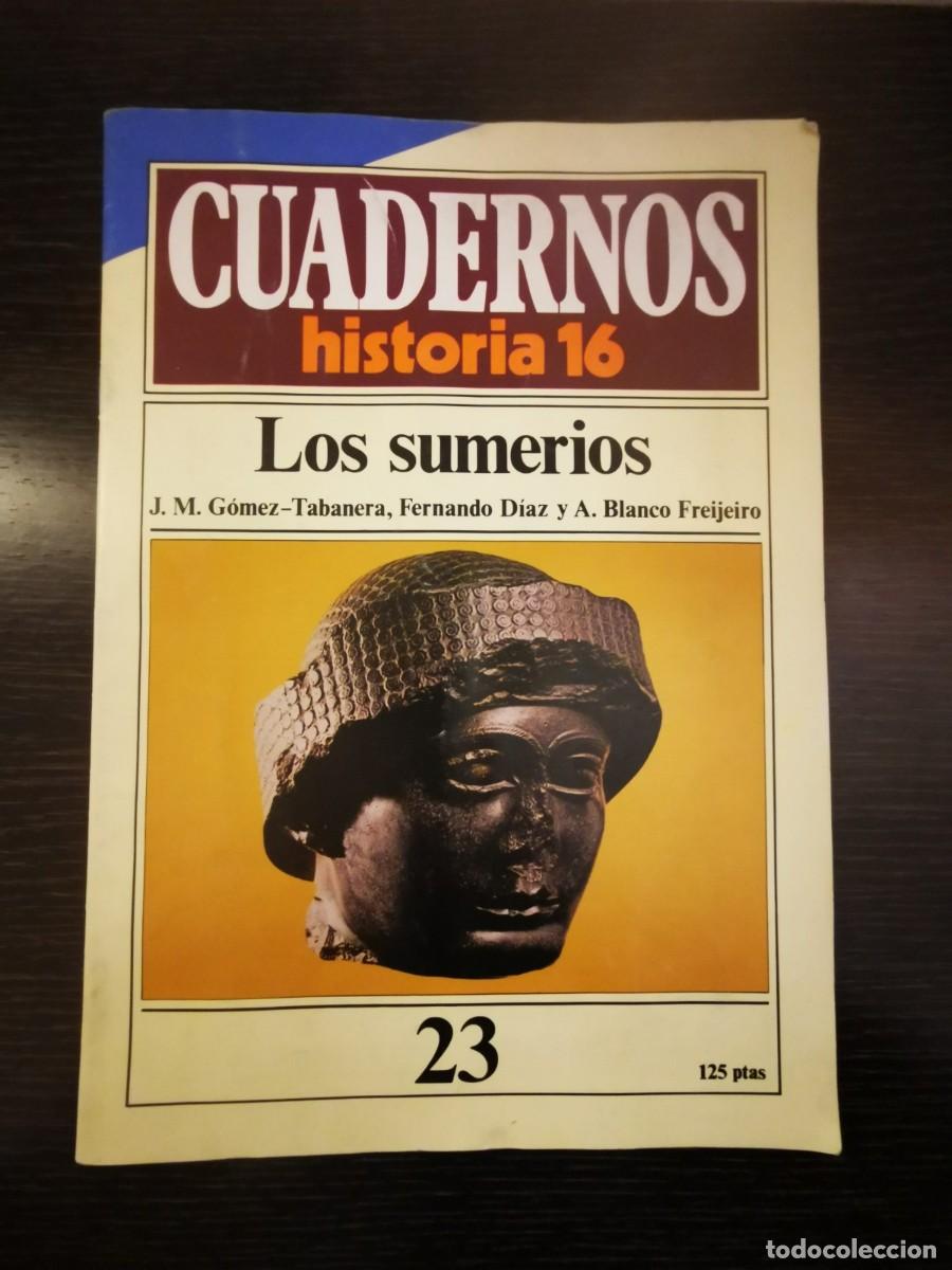 Libros de segunda mano: CUADERNOS HISTORIA 16. 23: Los sumerios - Foto 1
