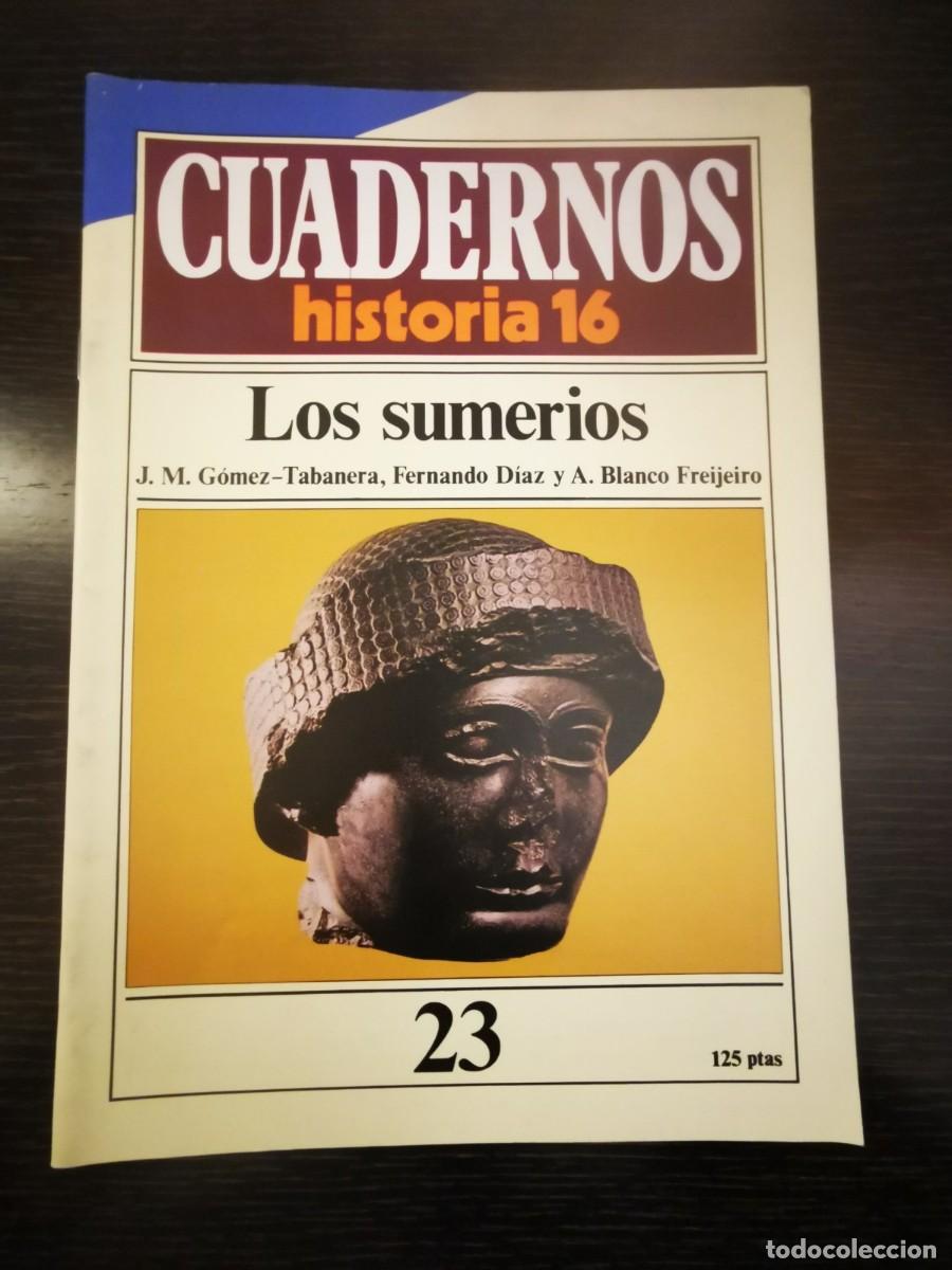 Libros de segunda mano: CUADERNOS HISTORIA 16. 23: Los sumerios - Foto 1