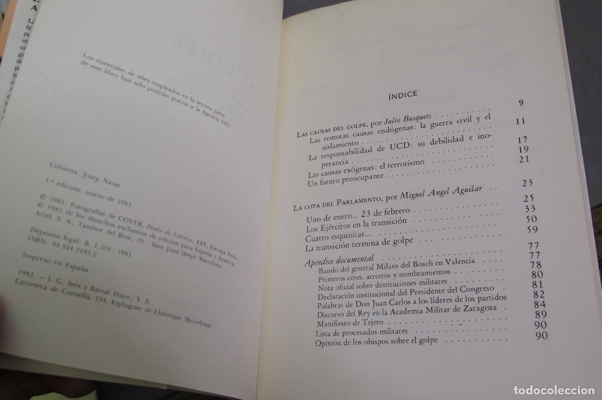 Libros de segunda mano: El golpe. Busquets - Foto 2