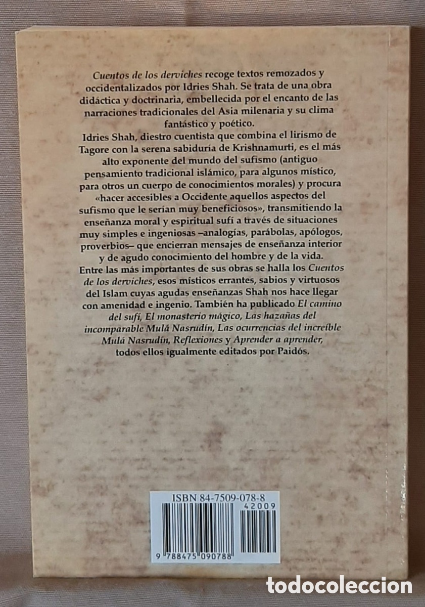 Libros de segunda mano: Cuentos de los Derviches. Idries Shah. - Foto 2