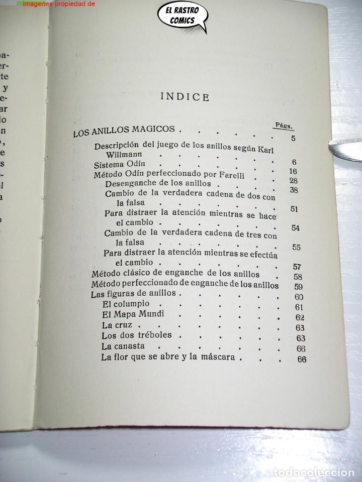Libros de segunda mano: La Magia de las anillas, ed. Sintes 1960, B2 - Foto 5