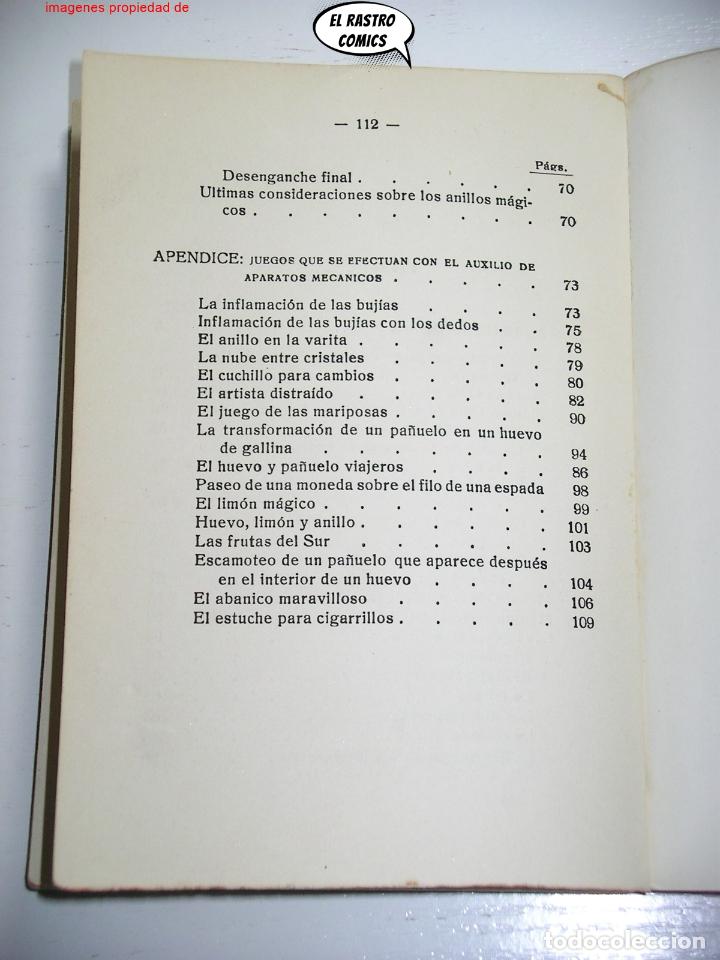 Libros de segunda mano: La Magia de las anillas, ed. Sintes 1960, B2 - Foto 6