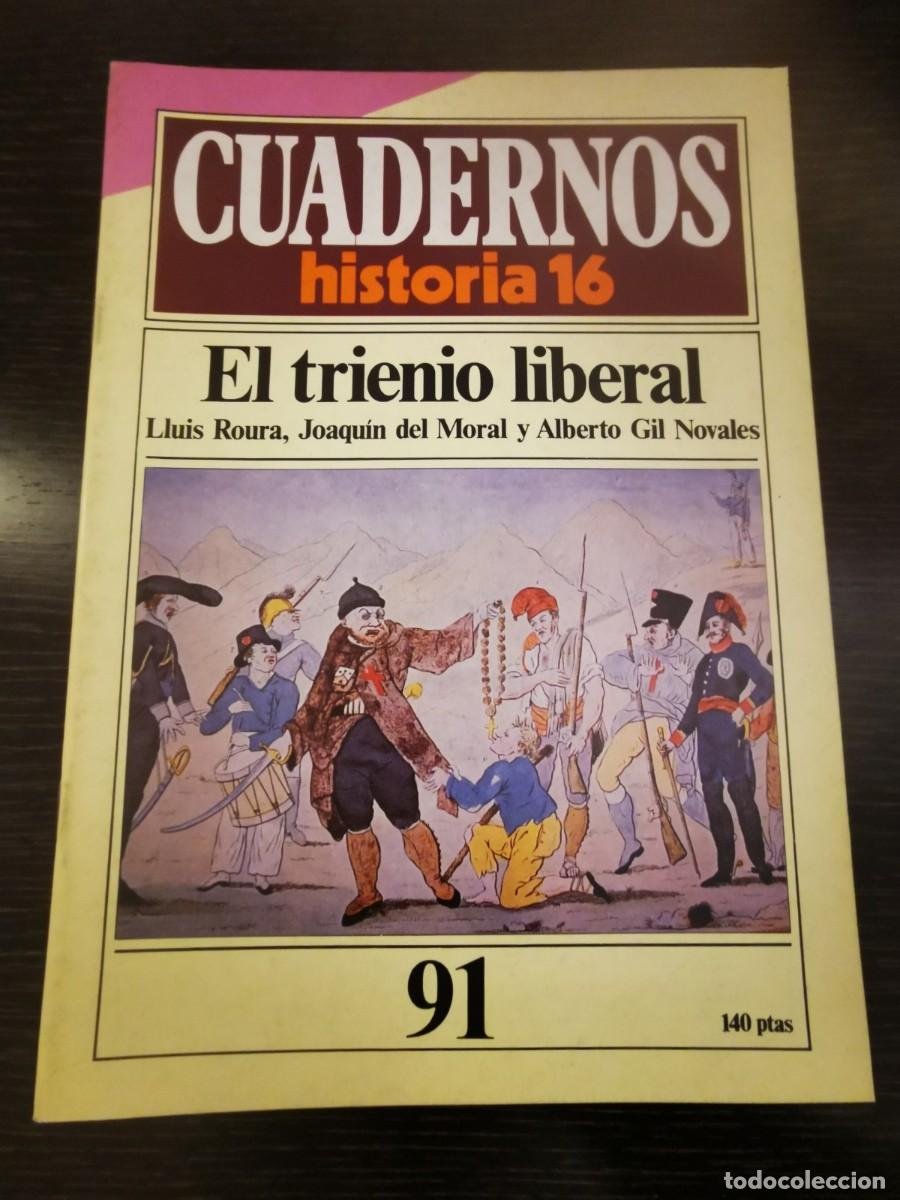 Libros de segunda mano: CUADERNOS HISTORIA 16.91: El trienio liberal - Foto 1