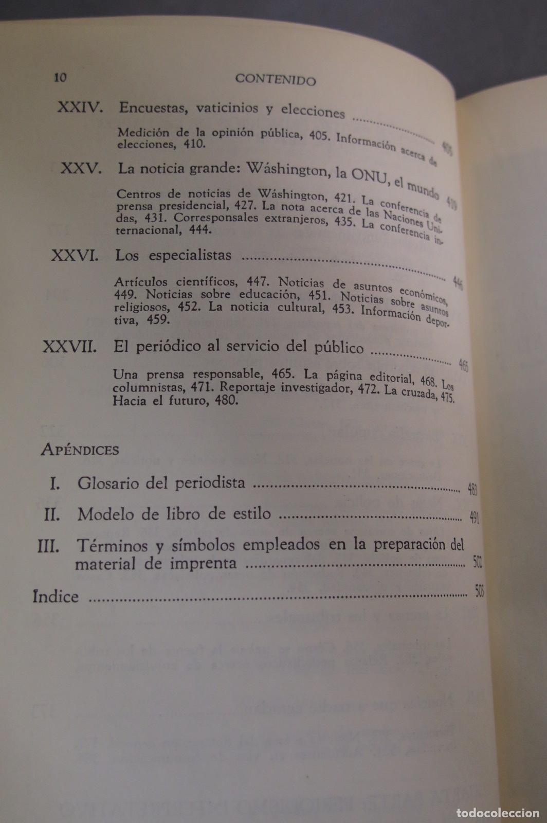 Libros de segunda mano: El period&iacute;sta profesional. Hohenberg - Foto 5