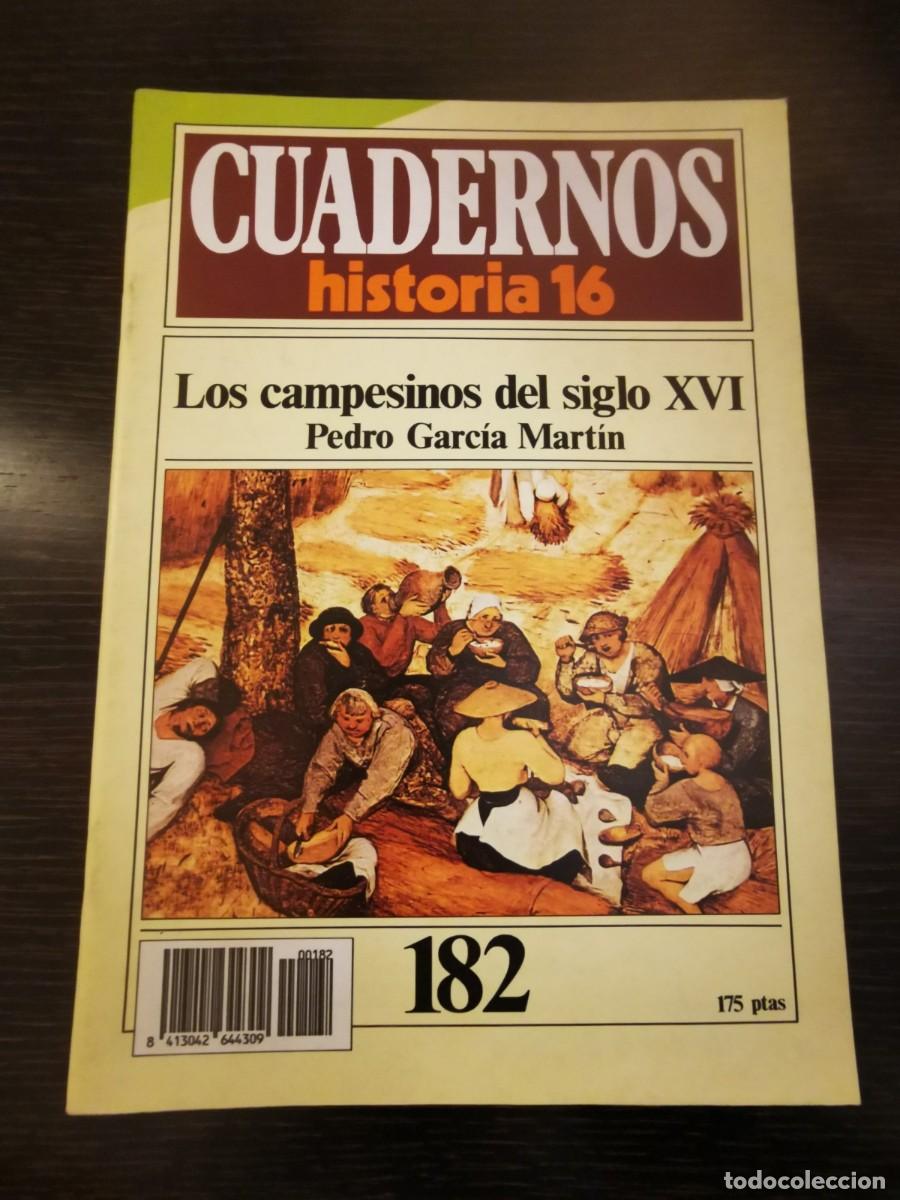 Libros de segunda mano: CUADERNOS HISTORIA 16. 182: Los campesinos del siglo XVI - Foto 1