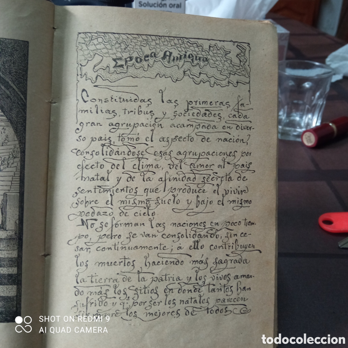 Libros de segunda mano: Panorama , nuevo libro Manuscrito 1916 - Foto 2