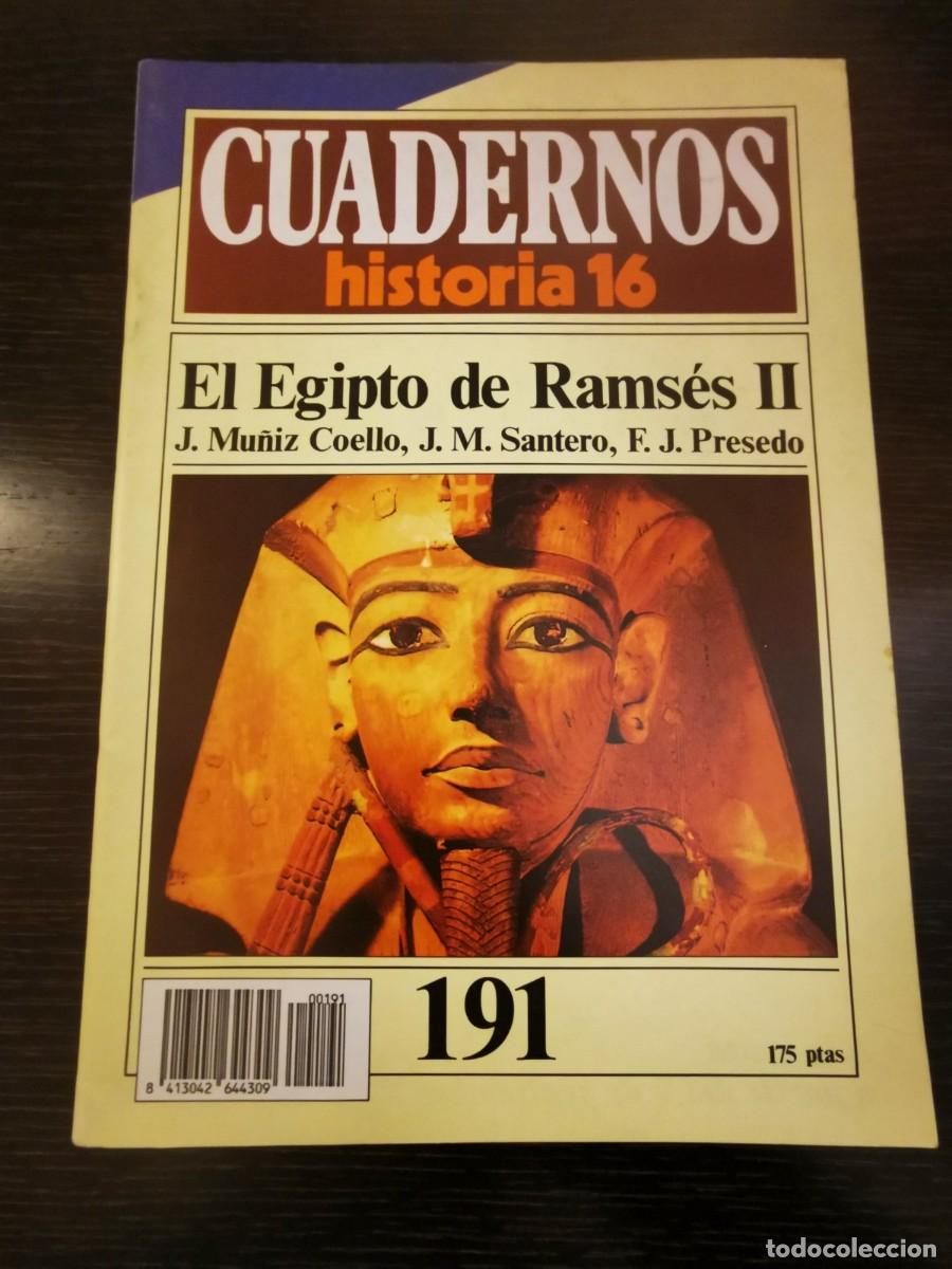 Libros de segunda mano: CUADERNOS HISTORIA 16. 191. El Egipto de Rams&eacute;s II - Foto 1