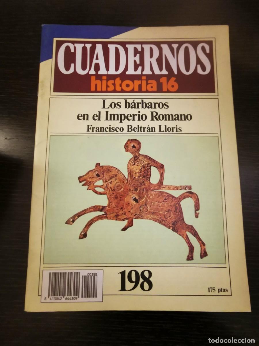 Libros de segunda mano: CUADERNOS HISTORIA 16. 198: Los b&aacute;rbaros en el Imperio Romano - Foto 1