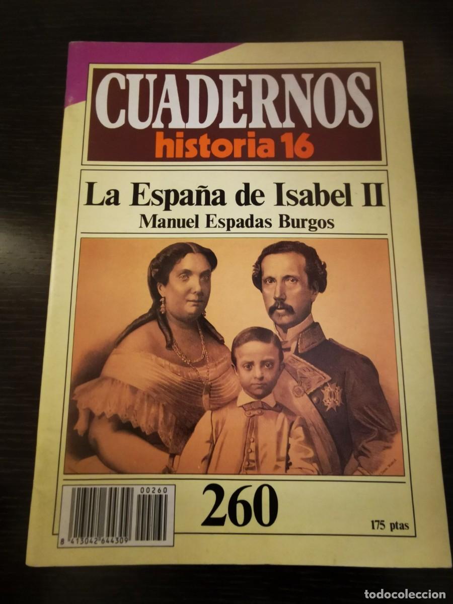 Libros de segunda mano: CUADERNOS HISTORIA 16. 260: La Espa&ntilde;a de Isabel II - Foto 1