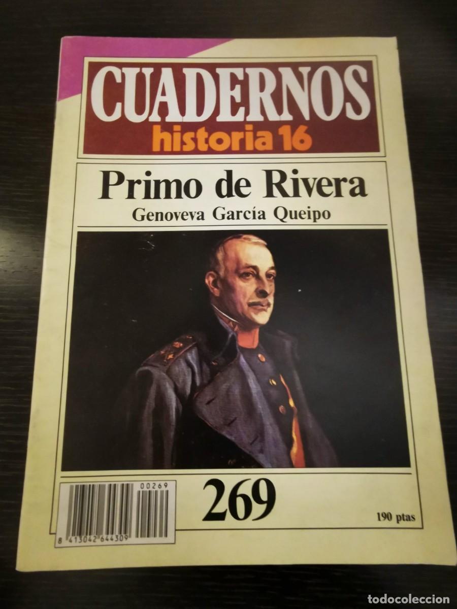Libros de segunda mano: CUADERNOS HISTORIA 16. 269: Primo de Rivera - Foto 1