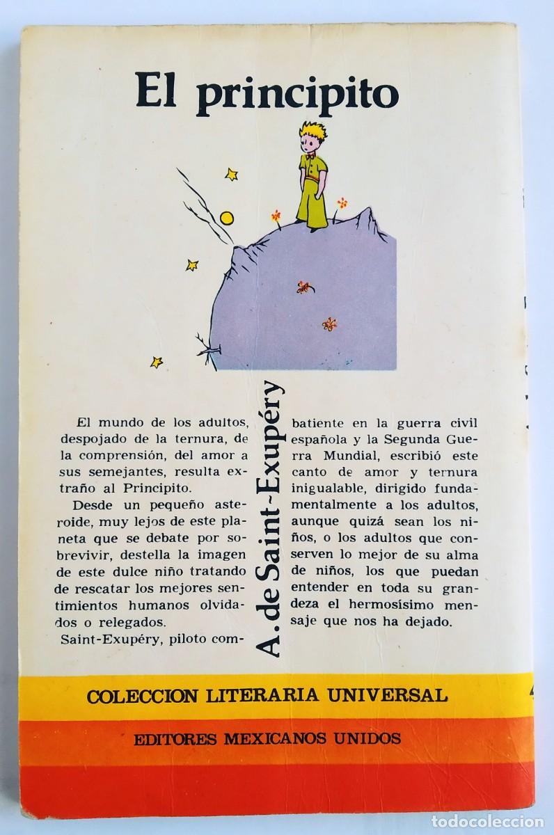 Libros de segunda mano: El Principito. 1&ordf; edic. M&eacute;xico. 1978 - Foto 2