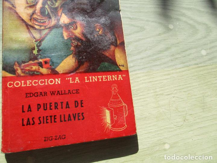 Libros de segunda mano: COLECCI&Oacute;N LA LINTERNA- EDGAR WALLACE, LA PUERTA DE LAS SIETE LLAVES-ZIG-ZAG-1945 - Foto 1
