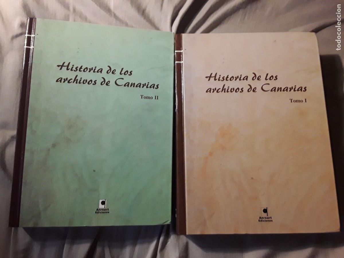 Libros de segunda mano: Historia de los archivos de Canarias (2 tom.) Excelente estado - Foto 1