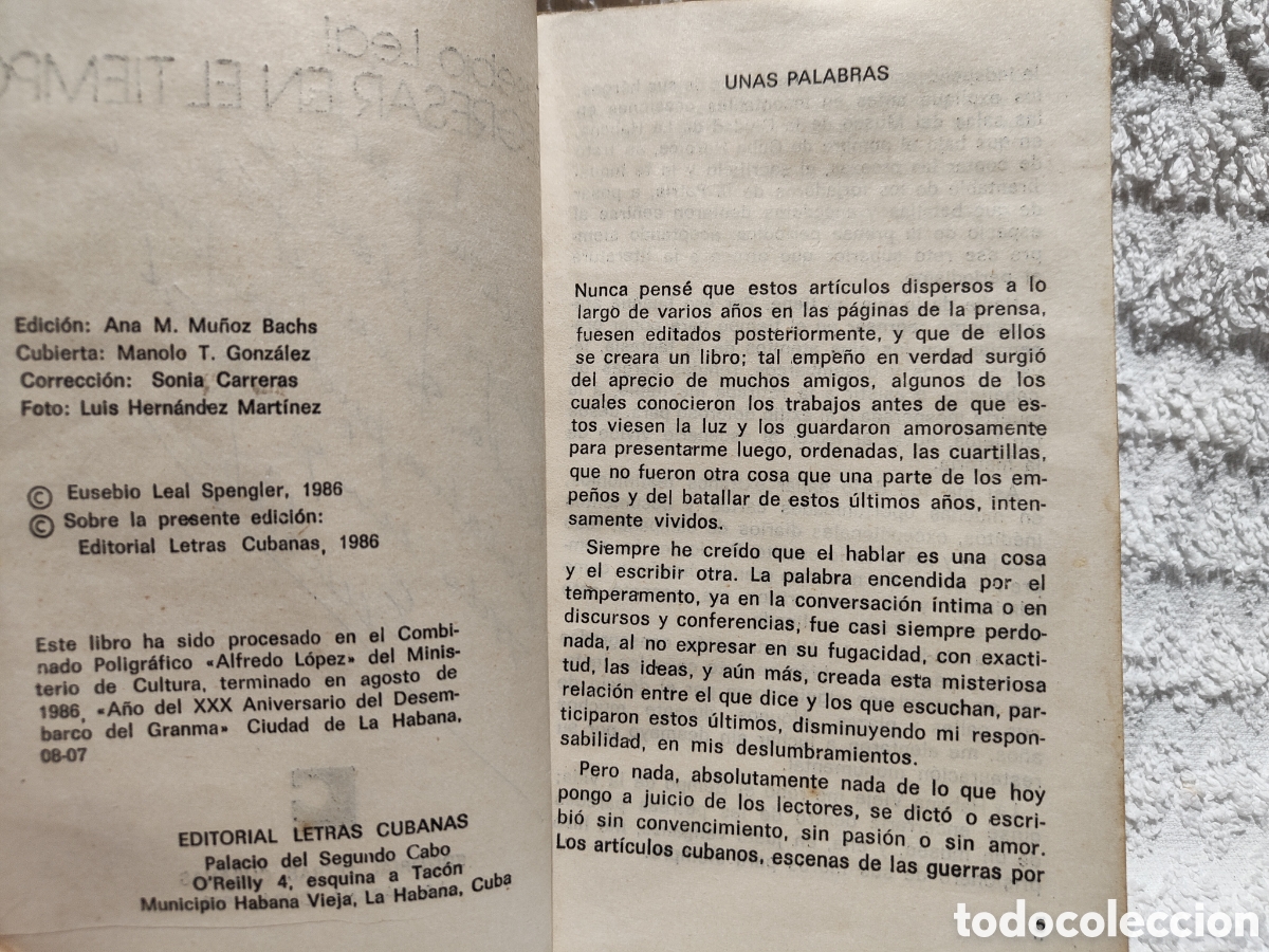 Libros de segunda mano: EUSEBIO LEAL /REGRESAR EN EL TIEMPO/ - Foto 3
