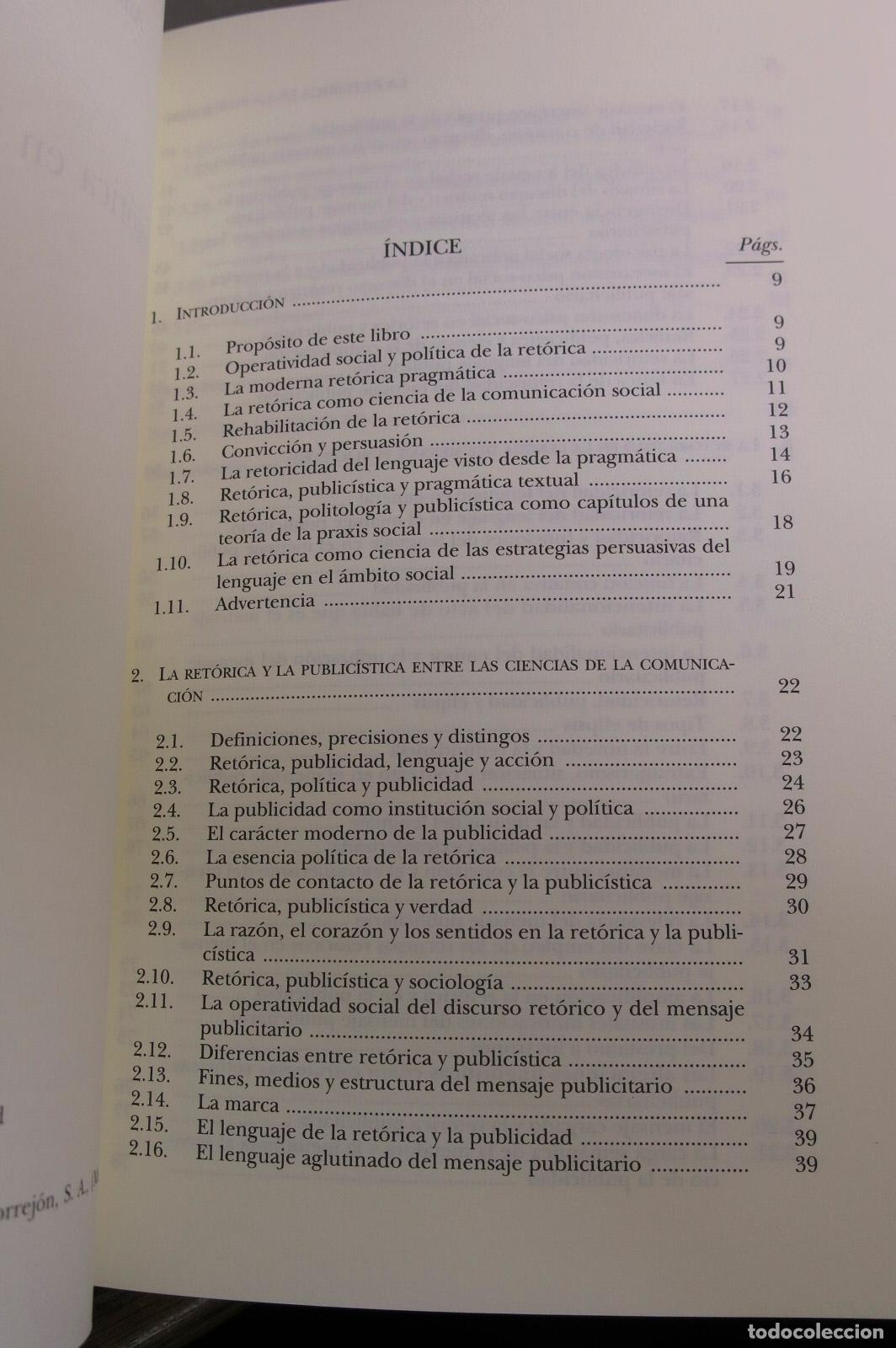 Libros de segunda mano: LA RETORICA EN LA PUBLICIDAD. EIRE - Foto 2
