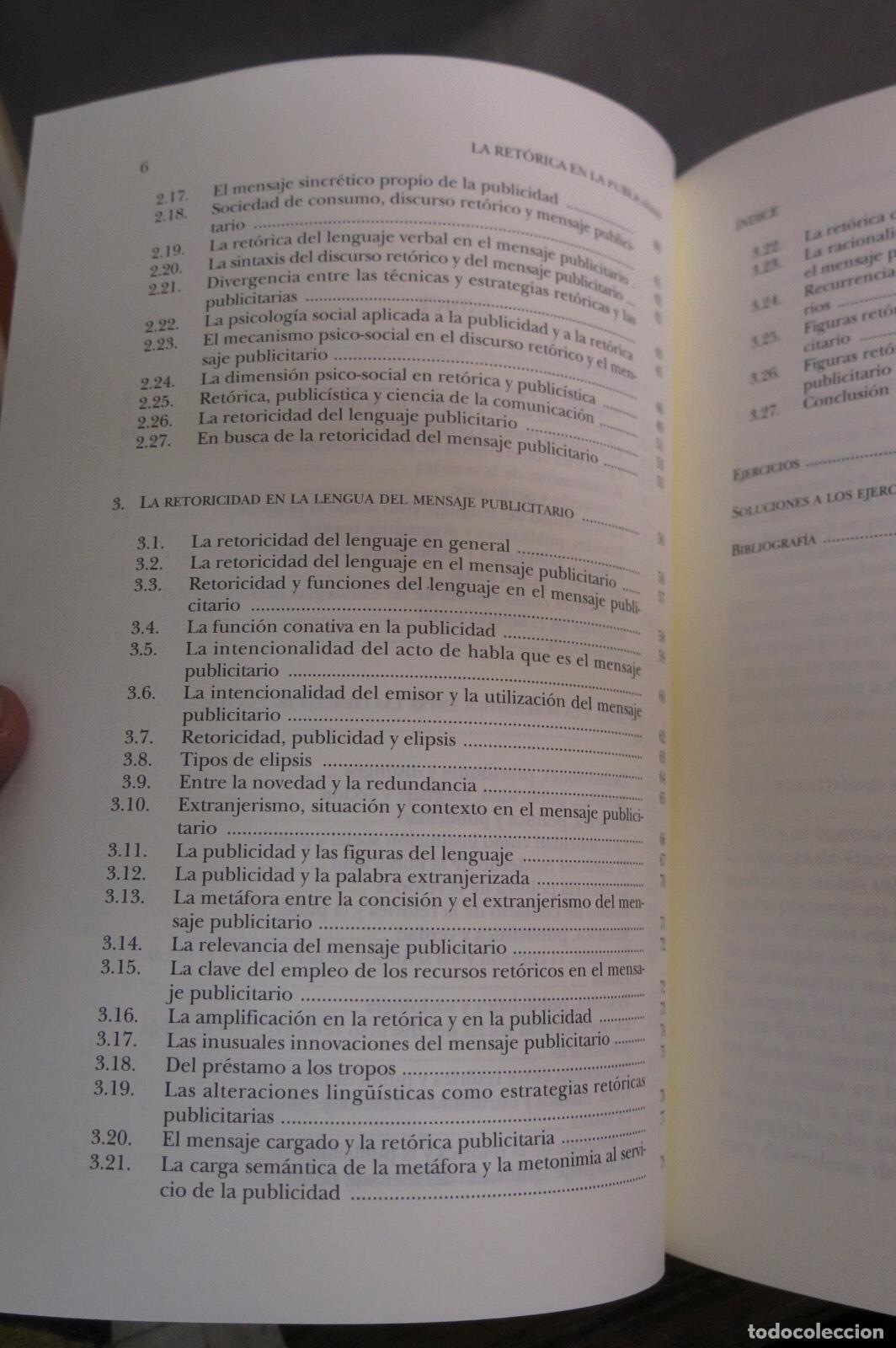 Libros de segunda mano: LA RETORICA EN LA PUBLICIDAD. EIRE - Foto 3