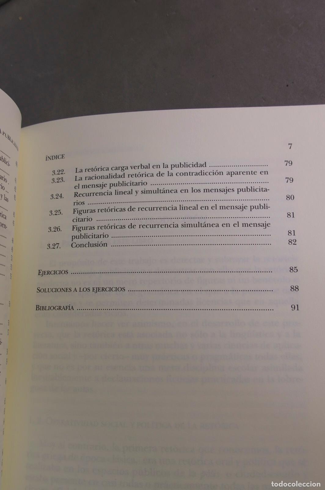 Libros de segunda mano: LA RETORICA EN LA PUBLICIDAD. EIRE - Foto 4