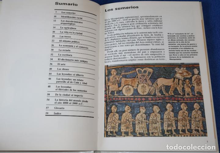 Libros de segunda mano: Sumerios - Pueblos del pasado 16 - Editorial Molino (1986) - Foto 3