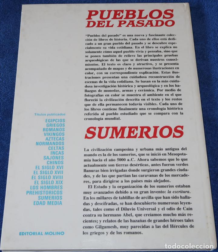 Libros de segunda mano: Sumerios - Pueblos del pasado 16 - Editorial Molino (1986) - Foto 5