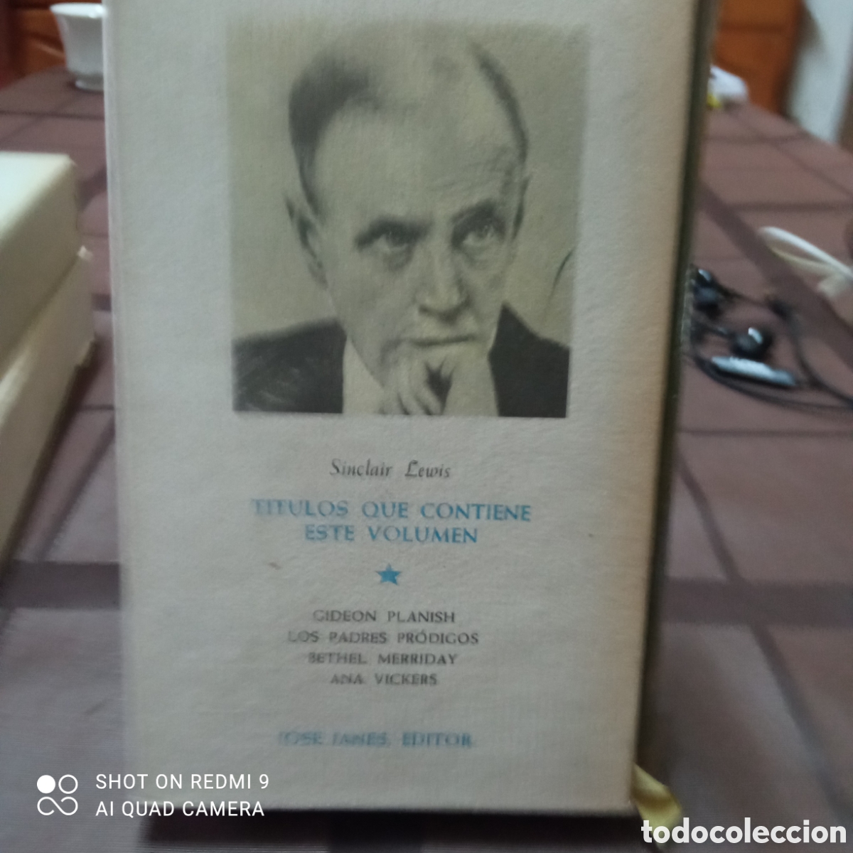 Libros de segunda mano: Obras de sinclair Lewis 1958 Jos&eacute; janes. - Foto 2