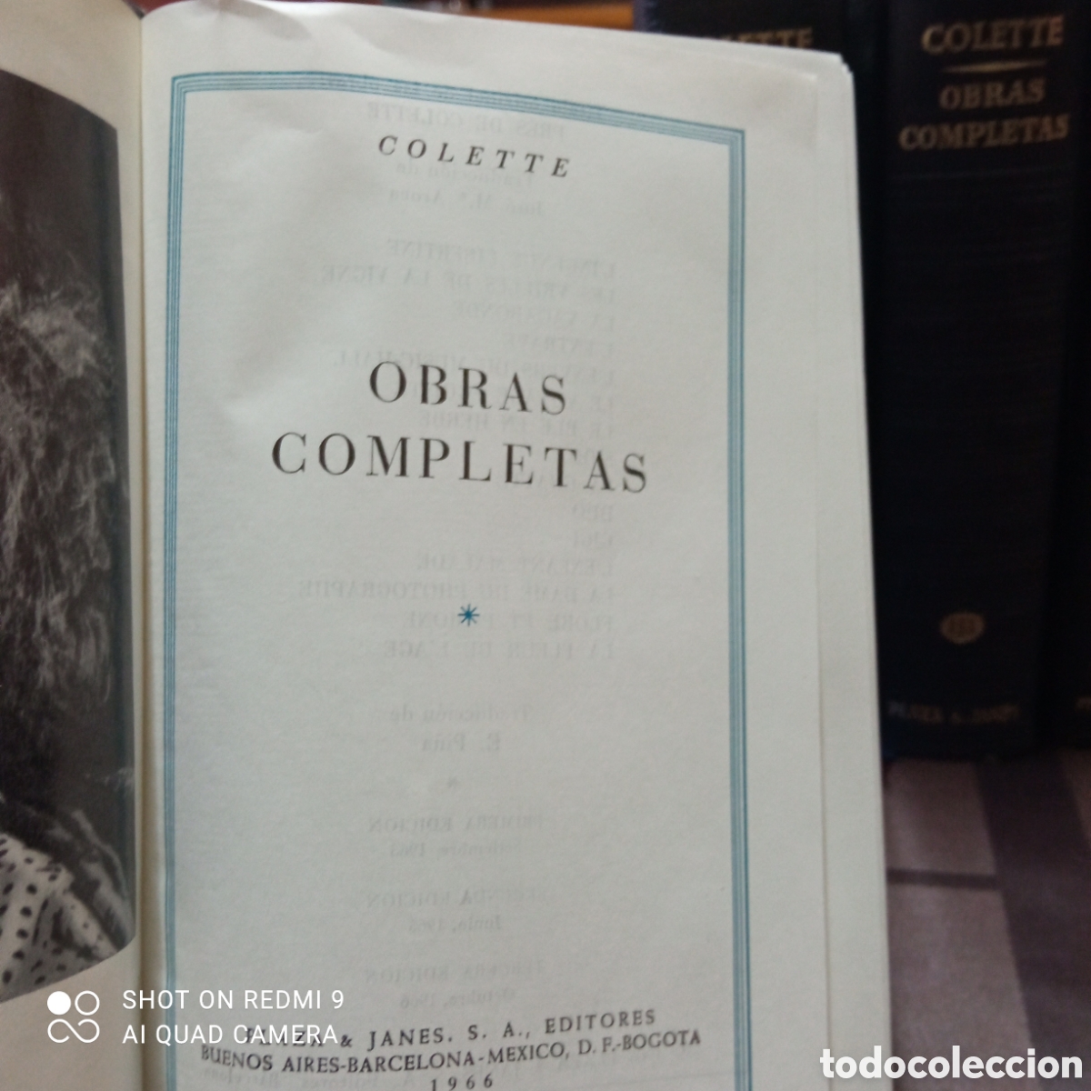 Libros de segunda mano: Colette obras completas cuatro tomos . 1965... - Foto 2