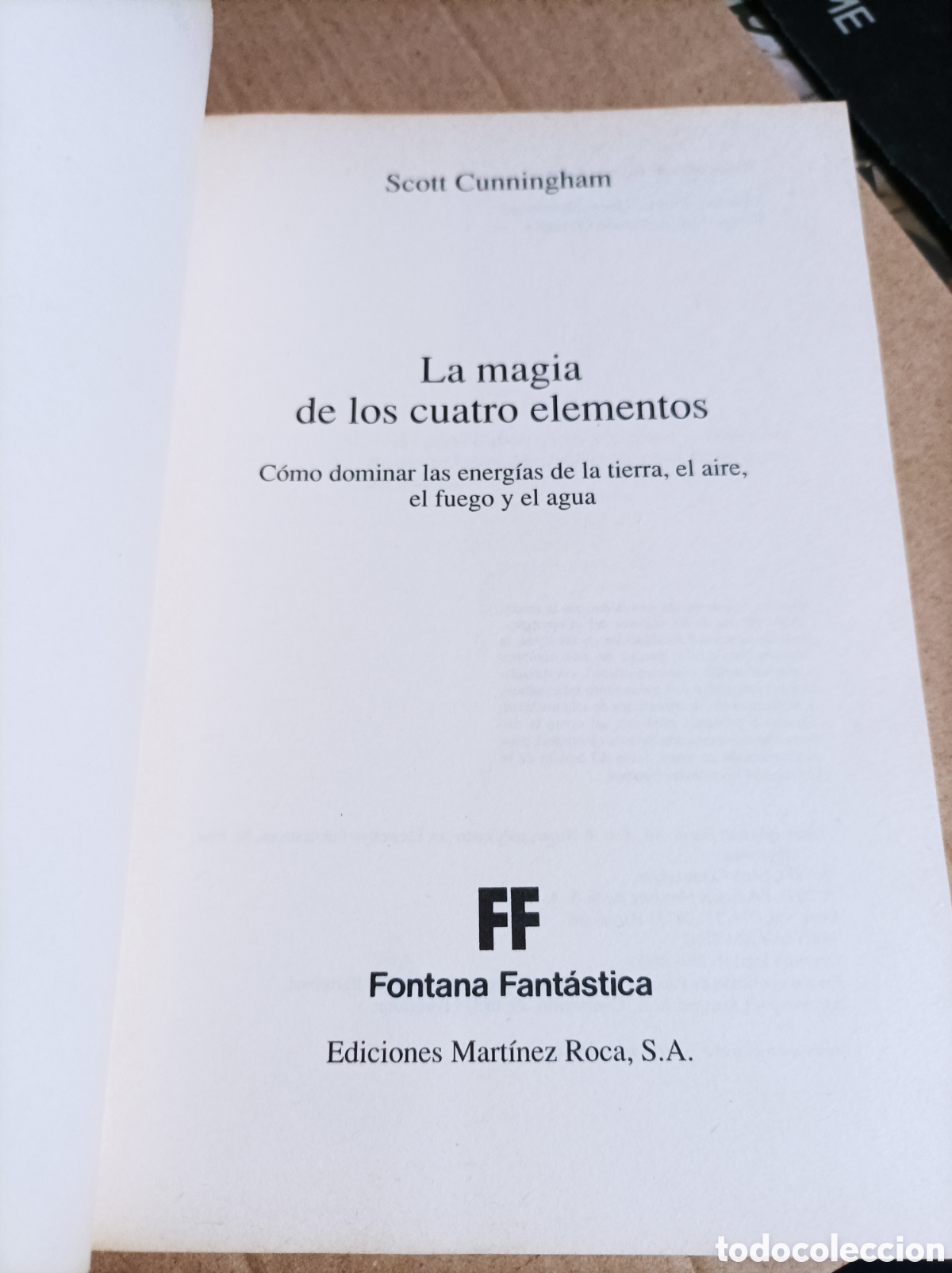 Libros de segunda mano: La magia de los cuatro elementos Scott cunningham-editorial Mart&iacute;nez Roca - Foto 3