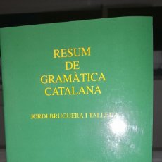 Libros de segunda mano: RESUMEN DE LA GRAMÁTICA CATALANA . P11. Lote 391053364