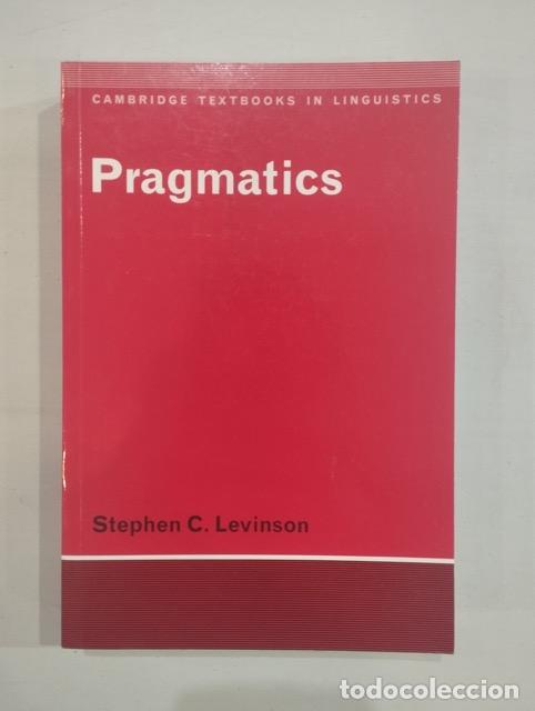 Libros de segunda mano: Stephen C. Levinson - Pragmatics - Foto 1