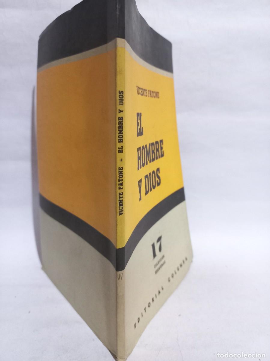 Libros de segunda mano: Vicente Fatone - El Hombre y Dios - 1963 - Foto 2