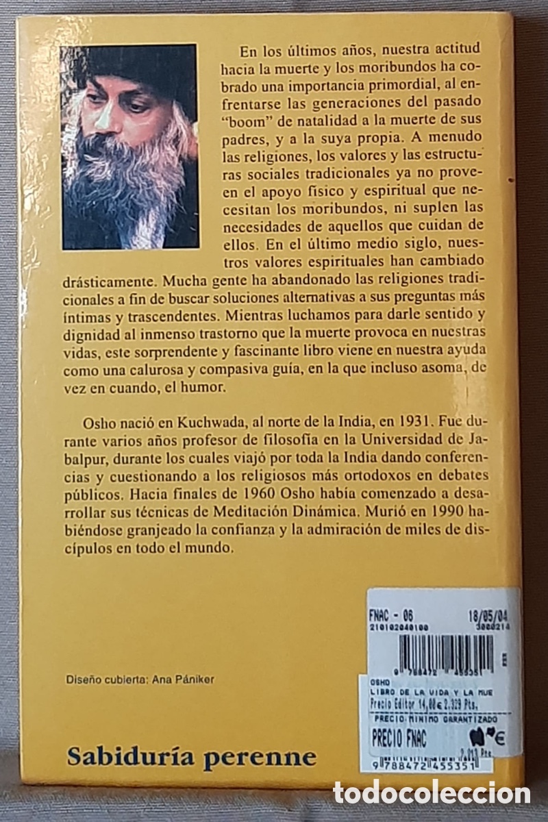 Libros de segunda mano: El libro de la vida y la muerte. Osho .PORTES INCLUIDOS - Foto 2