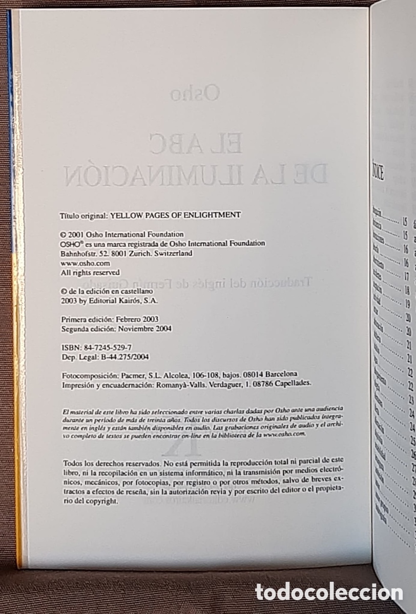 Libros de segunda mano: El ABC de la iluminaci&oacute;n. Osho.PORTES INCLUIDOS - Foto 3