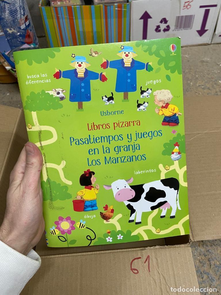 Second hand books: CAJA61 LIBROS PIZARRA, PASATIEMPOS, JUEGOS EN LA GRANJA, LOS MANZANOS, USBORNE