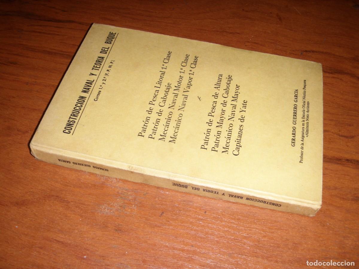 Libros de segunda mano: CONSTRUCCION NAVAL Y TEOR&Iacute;A DEL BUQUE - Foto 2