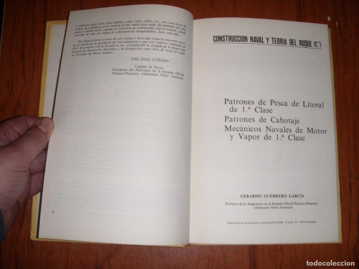 Libros de segunda mano: CONSTRUCCION NAVAL Y TEOR&Iacute;A DEL BUQUE - Foto 3