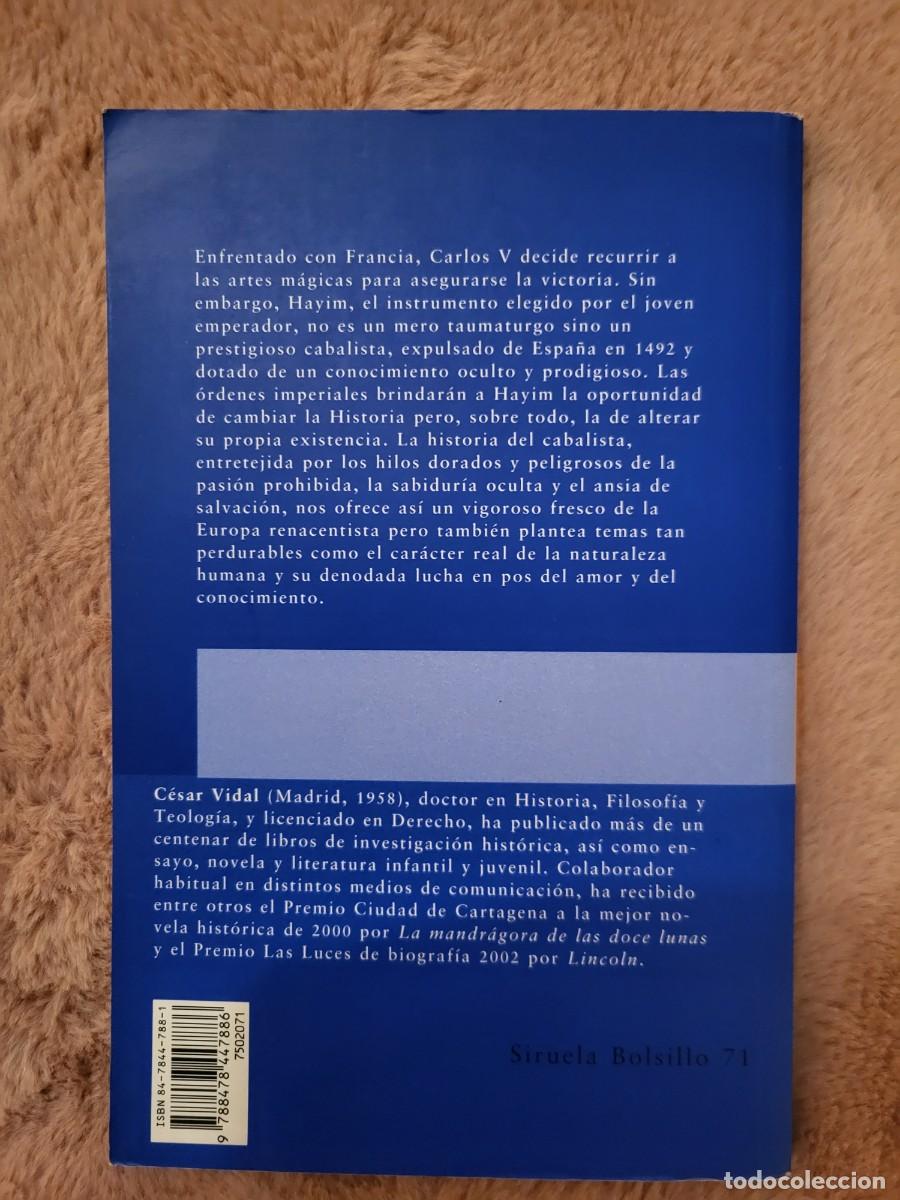 Libros de segunda mano: EL APRENDIZ DE CABALISTA C&Eacute;SAR VIDAL - Foto 2