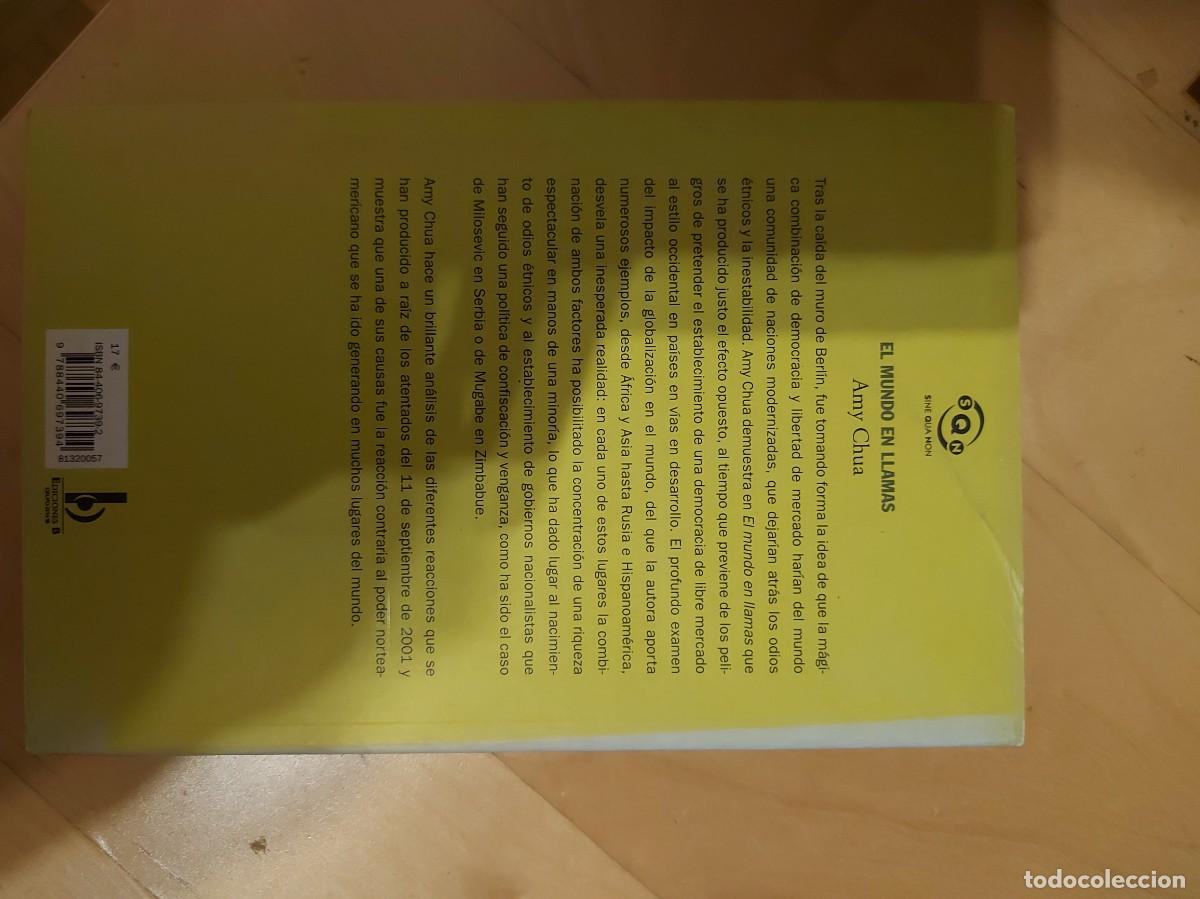 Libros de segunda mano: EL MUNDO EL LLAMAS AMY CHUA - Foto 2