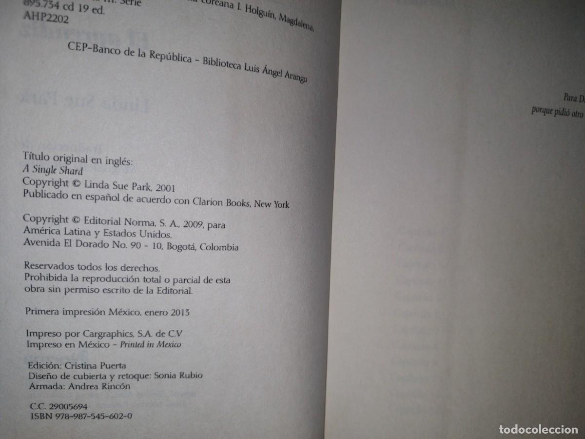 Libros de segunda mano: 64- EL APRENDIZ - LINDA SUE PARK - Foto 4