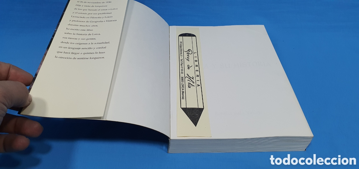 Libros de segunda mano: LORCA Y SU HISTORIA, ROSALIA SALA VALLEJO - Foto 2