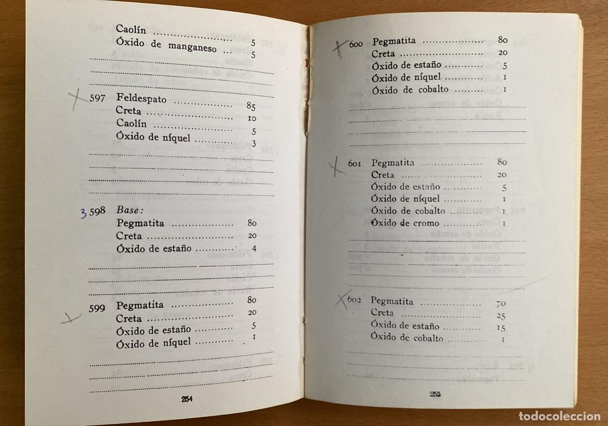 Libros de segunda mano: Formulario y pr&aacute;cticas de cer&aacute;mica, de J. Llorens Artigas - Foto 2