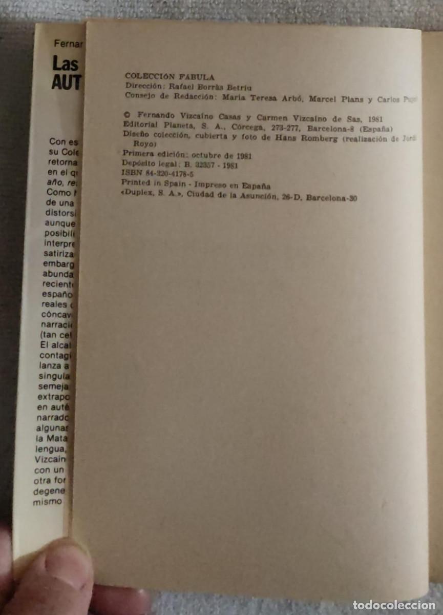 Libros de segunda mano: LAS AUTONOSUYAS. - Foto 4