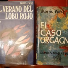 Libros de segunda mano: 2 ELCASO ORGAGNA Y EL VERANO DEL LOBO ROJO POR MORRIS L. WEST