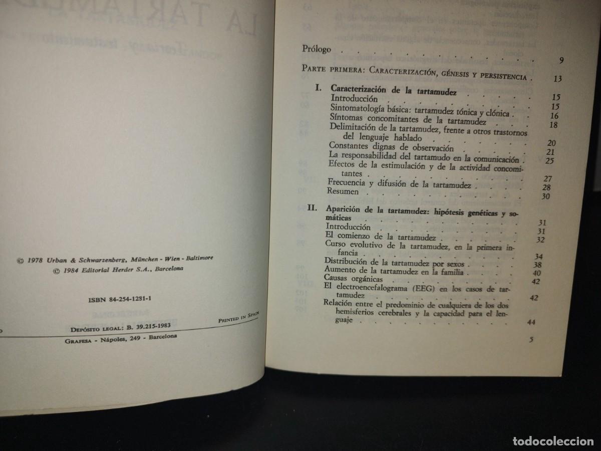 Libros de segunda mano: 64- LA TARTAMUDEZ - PETER A. FIEDLER - Foto 4