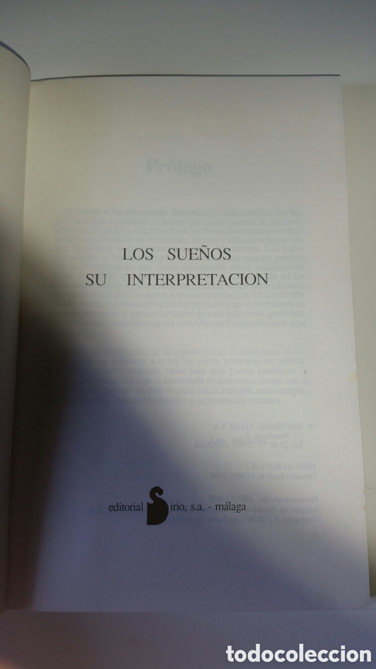 Libros de segunda mano: Los sue&ntilde;os, su interpretaci&oacute;n. Editorial Sirio S. A. 1994. - Foto 5