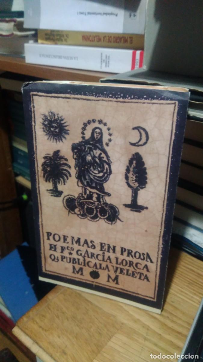 Libros de segunda mano: POEMAS EN PROSA F. GARCIA LORCA, LA VELETA - Foto 1