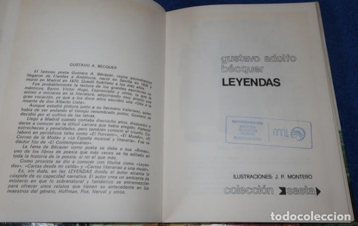 Libros de segunda mano: Rimas y Leyendas - Becquer - Susaeta - Foto 4