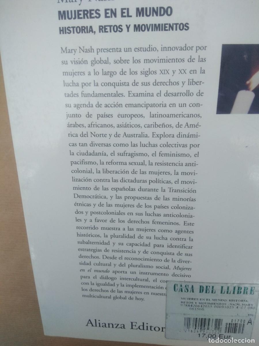 Libros de segunda mano: Libro Mujeres en el mundo -Mary Nash - Foto 4