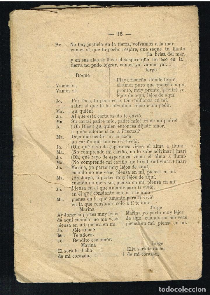 Libros de segunda mano: ARGUMENTO Y CANTABLES DE LA OBRA MARINA - Foto 2